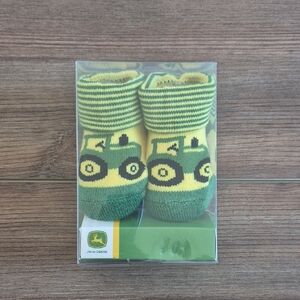 John Deere Newborn Booties